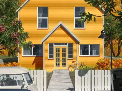 Forest House 3D model