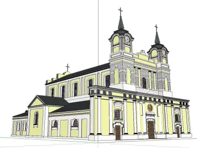 Architecture-Religion-God-Culture-Temple-0102 church 3D model
