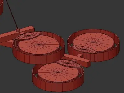 Brant chandelier 3D model