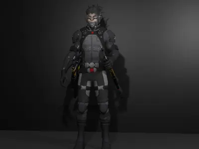 Cyborg gear 3D model