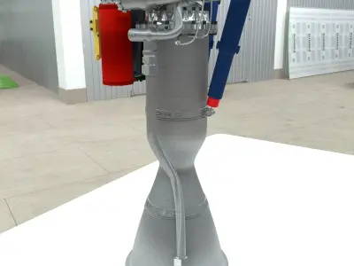 Rutherford Rocket Engine 3D model
