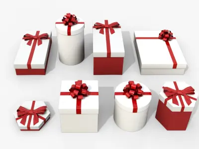  Gift Boxes - Fixed Ribbon Favorites 