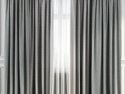 Curtain Set 135 3D model