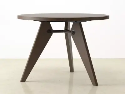 Gueridon Round 3D model