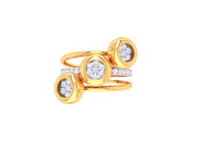 Women Ring Render 3dm STL OBJ FBX Details  3D print model 7