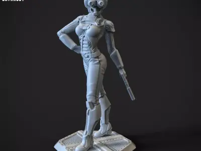 Overweight Gear Pilot 100mm and 32mm 3D print model
