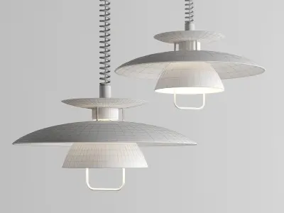 Nadija suspension Low-poly 3D model