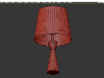 Caldarra Table Lamp Set of 2 Low-poly 3D model