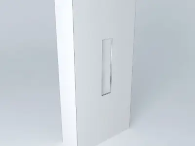 4 x 8 grey wood with light box Free 3D model