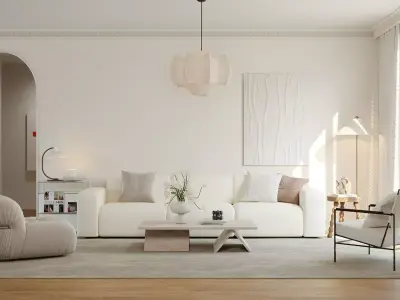 modern furniture 3D model