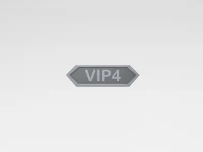 Game VIP Symbol v2 005 Low-poly 3D model