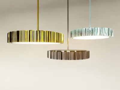 pendant lamp set A 3D model