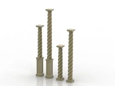COLUMN SPIRAL Free 3D model