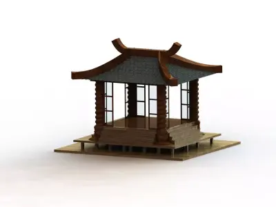Pagoda or Dojo 3D model