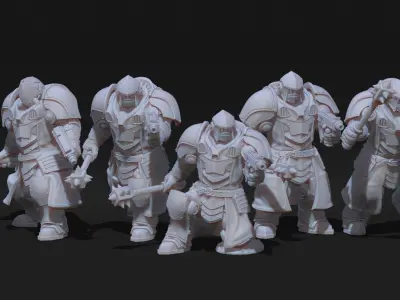 Black Knights - MK3 Infantry 3D print model