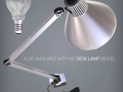 Detailed Light Bulb 3D model