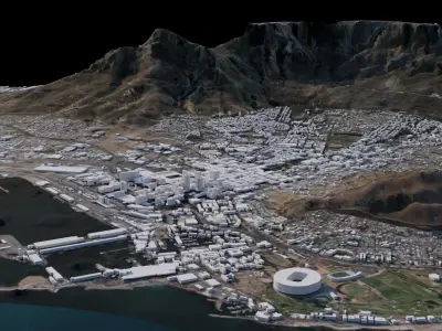 Cape Town - South Africa 3D model