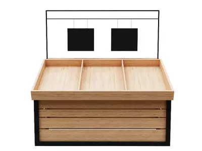 Stall models Low-poly 3D model