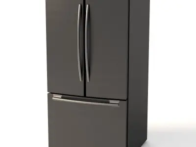 Samsung RF20HFENBSG US 20 Cu Ft French Door Refrigerator 3D model