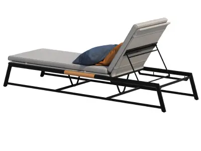 Globewest Antigue Sunbed 3D model