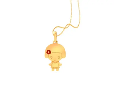 Kids Pendant - 68 3D print model