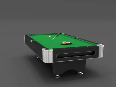 8 Ball Pool Table 3D model