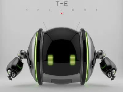 ROLL BOT v3 3D model