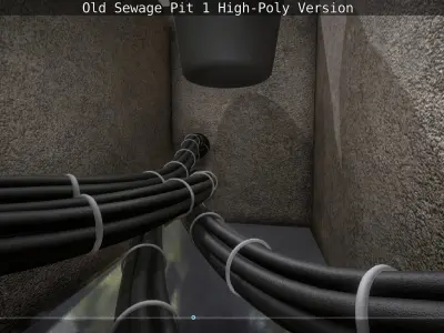 Old Sewage Pit 1 High-Poly Version 3D model