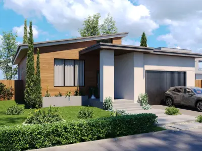 Modern House Exterior  3D model buy