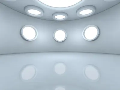 Sci Fi Room 3D model 17