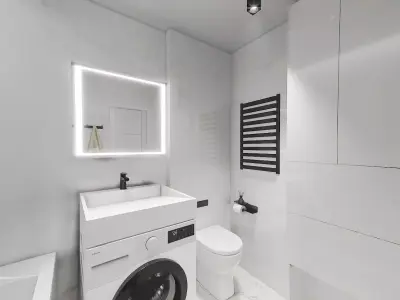 Modern Minimalist Bathroom Compact Minimalism 3D model