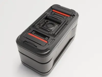 Sci-Fi Storage Crate 3D model