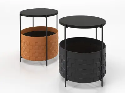 Cestino Bedside Table Basket 3D model