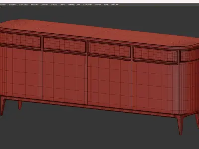 Antonelli Atelier JAGO SIDEBOARD Low-poly 3D model