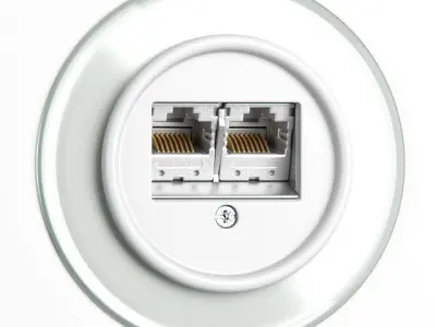 Switches and sockets THPG Duroplast Glass Covering 3D model