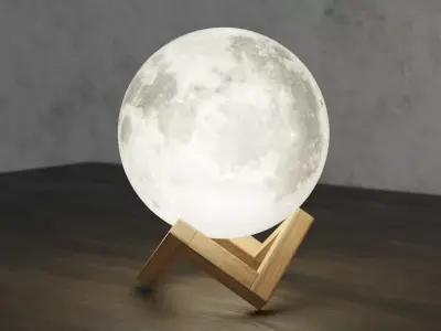 Moon Lamp 3D model