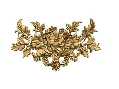 Classic carved decor ornament 478 3D print model buy