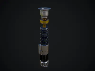 Star Wars Obi-Wan Kenobi - Lightsaber Blue 3D model