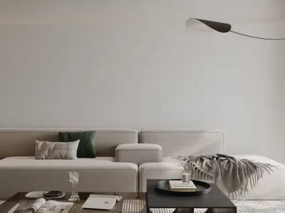 apartment interior scenes     3D model order