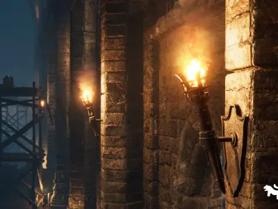 Mystic Dungeon Environment Low-poly 3D model