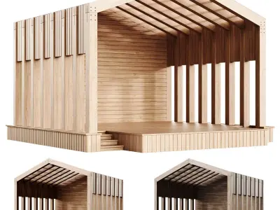 Street scene 3D model