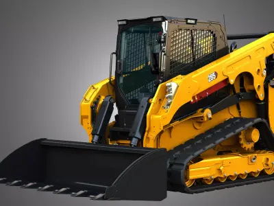 285 Compact Track Loader - Bucket 3D model