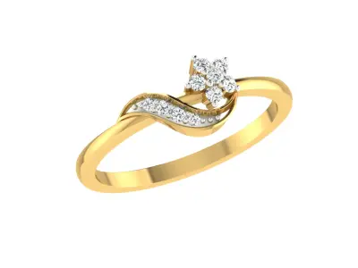 Women Ring  Render 3dm STL OBJ FBX Details 3D print model 289