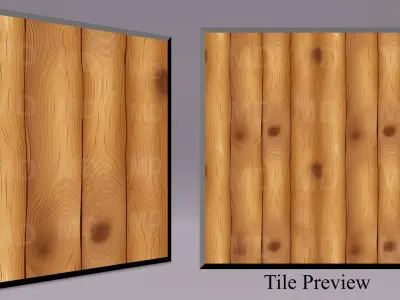 Cartoon Wood Textures Pack 05 - 10x PNG  Texture