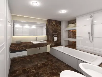Bathroom 09 3D model