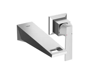 Cube Countertop Vessel 50 Set 3D model