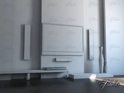TV Cabinet 3D model