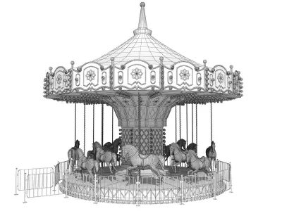 Carousel Ride  3D model