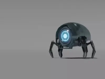 My little Insectoid Robot 3D model