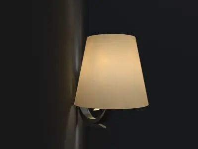 Brass Wall Lights 3D model